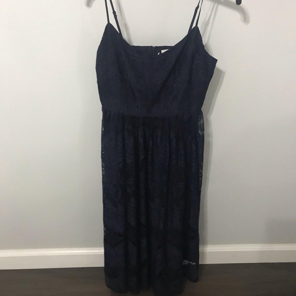 Navy BB Dakota midi dress